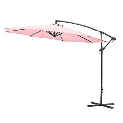 Foto van Goodvibes - kantelbare zweefparasol 300cm - roze pastel