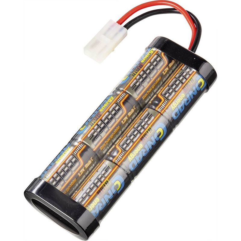 Foto van Conrad energy nimh accupack 7.2 v 2400 mah aantal cellen: 6 stick t-stekkersysteem