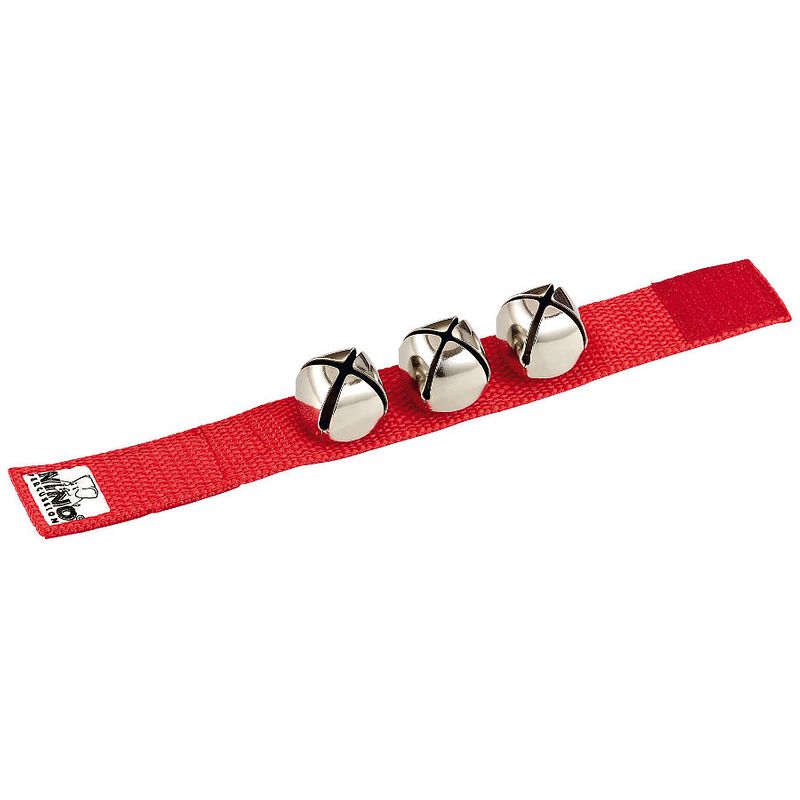 Foto van Nino percussion nino961r wrist bell rood