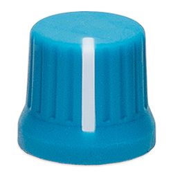 Foto van Dj techtools chroma caps 180 fatty knob blue draaiknop