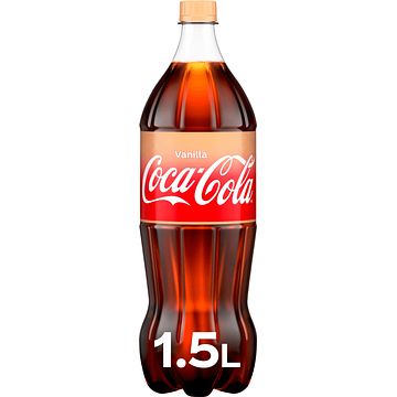 Foto van Cocacola frisdrank vanilla 1, 5l aanbieding bij jumbo | 2e halve prijs