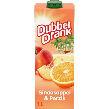 Foto van Dubbeldrank sinaasappel & perzik 1l bij jumbo