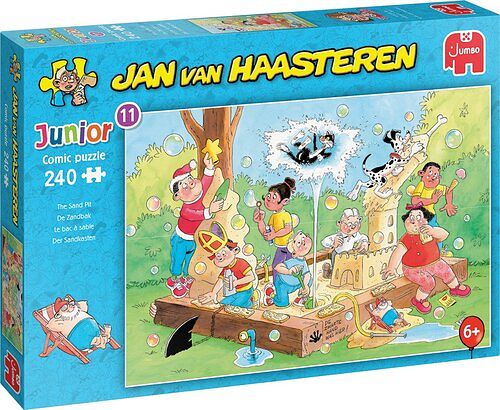 Foto van Jan van haasteren - junior de zandbak (240 stukjes) - puzzel;puzzel (8710126200827)