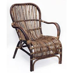 Foto van Van der leeden stoel bandung - 67 x 80 x 86 cm - rotan - bruin