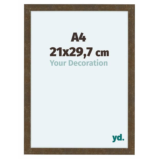 Foto van Como mdf fotolijst 21x29,7cm a4 goud antiek