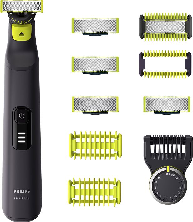 Foto van Philips oneblade pro 360 qp6541/15 + face and body kit