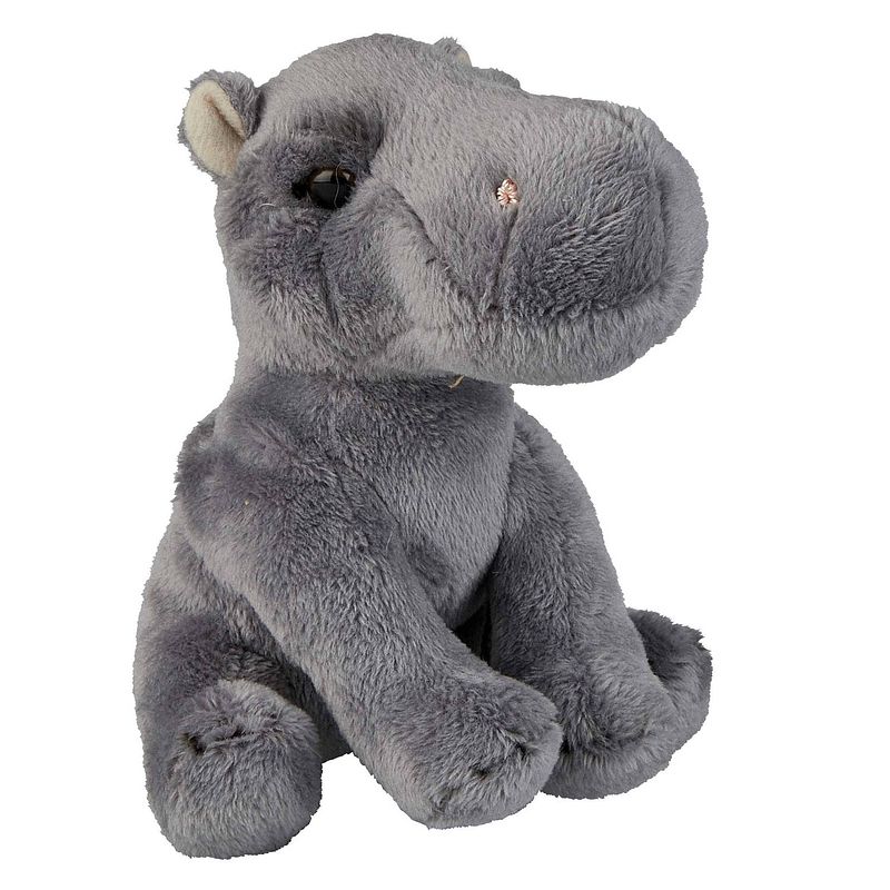 Foto van Pluche knuffel dieren nijlpaard 15 cm - knuffeldier