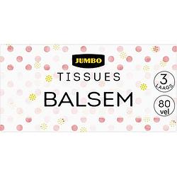 Foto van Jumbo tissues balsem 3 laags 80 stuks