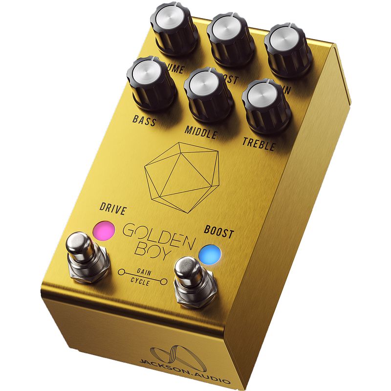 Foto van Jackson audio golden boy transparent overdrive effectpedaal