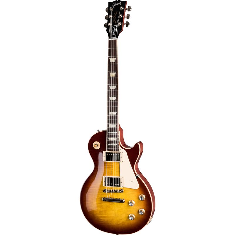 Foto van Gibson original collection les paul standard 60s iced tea elektrische gitaar met koffer