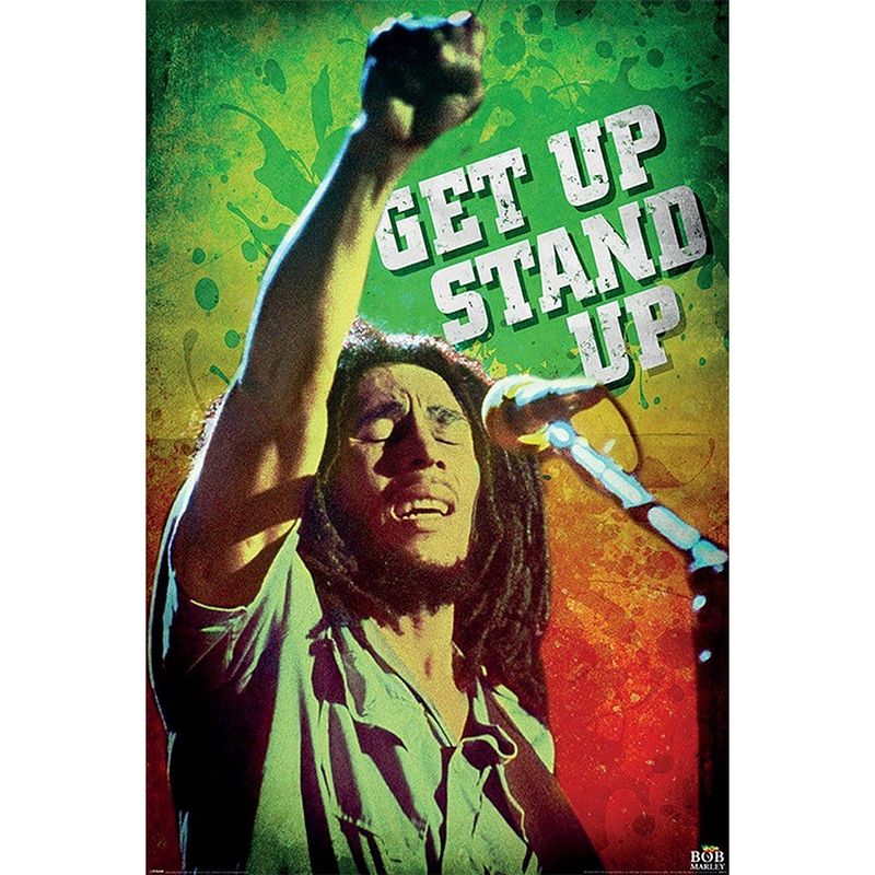 Foto van Pyramid bob marley get up stand up poster 61x91,5cm