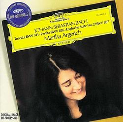 Foto van J.s. bach: toccata bwv 911; partita no.2; english - cd (0028946360422)