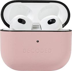 Foto van Decoded leather aircase for airpods 3rd gen roze
