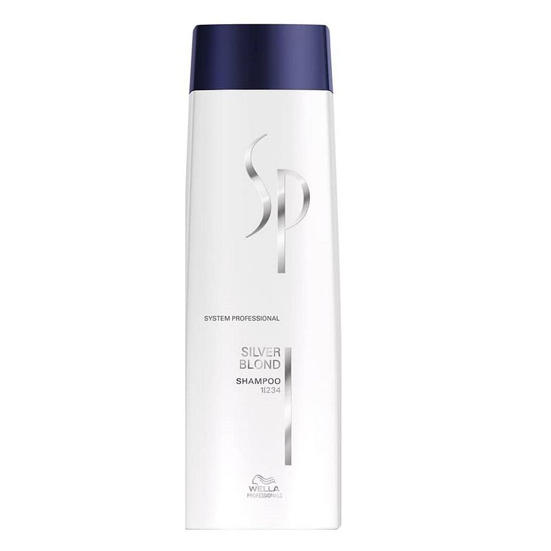 Foto van Sp zilver blond shampoo voor blond haar 250ml