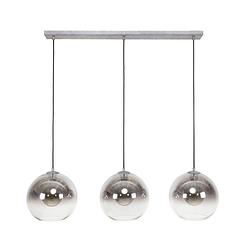 Foto van Industriële hanglamp juliette 3-lichts smokey glass