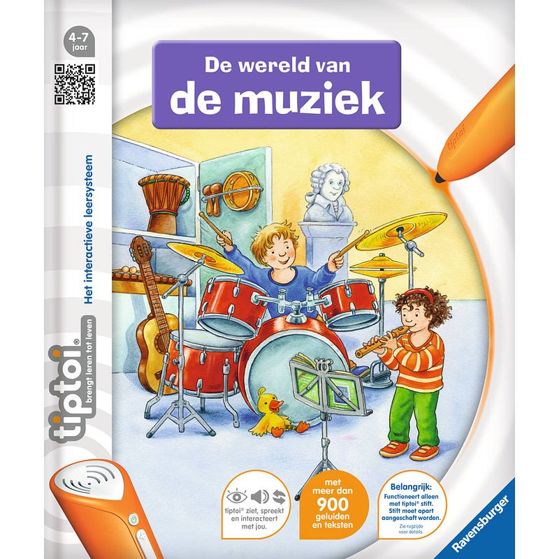 Foto van Ravensburger tiptoi - boek - de wereld van de muziek