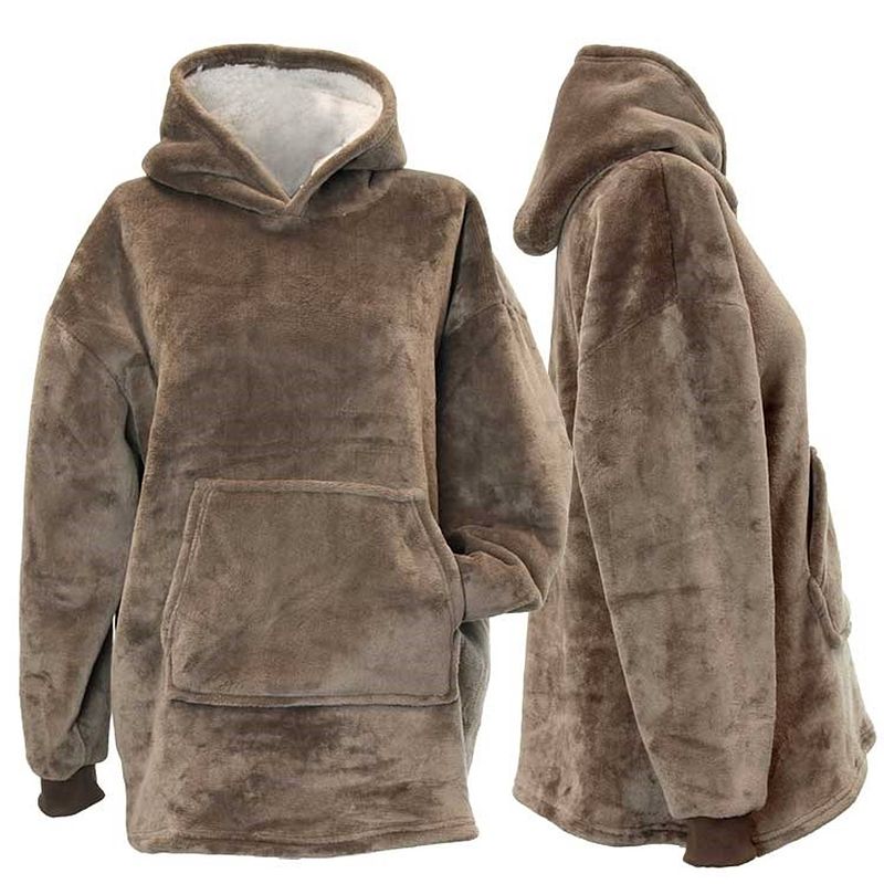 Foto van Unique living - hoodie kids hoodie - taupe