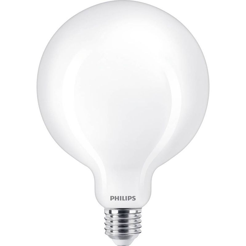 Foto van Philips lighting 76475300 led-lamp energielabel e (a - g) e27 8.5 w = 75 w warmwit (ø x l) 125 mm x 125 mm 1 stuk(s)