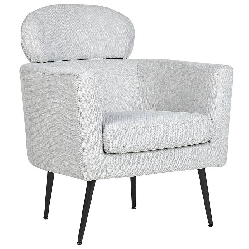 Foto van Beliani soby - fauteuil-grijs-polyester