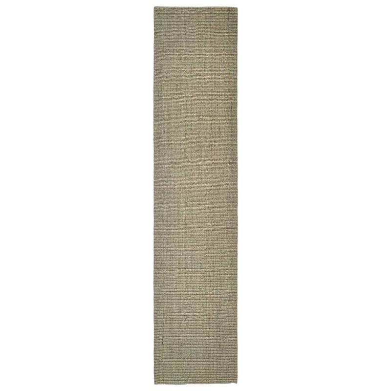 Foto van The living store sisal vloerkleed - taupe - 66 x 300 cm - 100% sisal - anti-slip