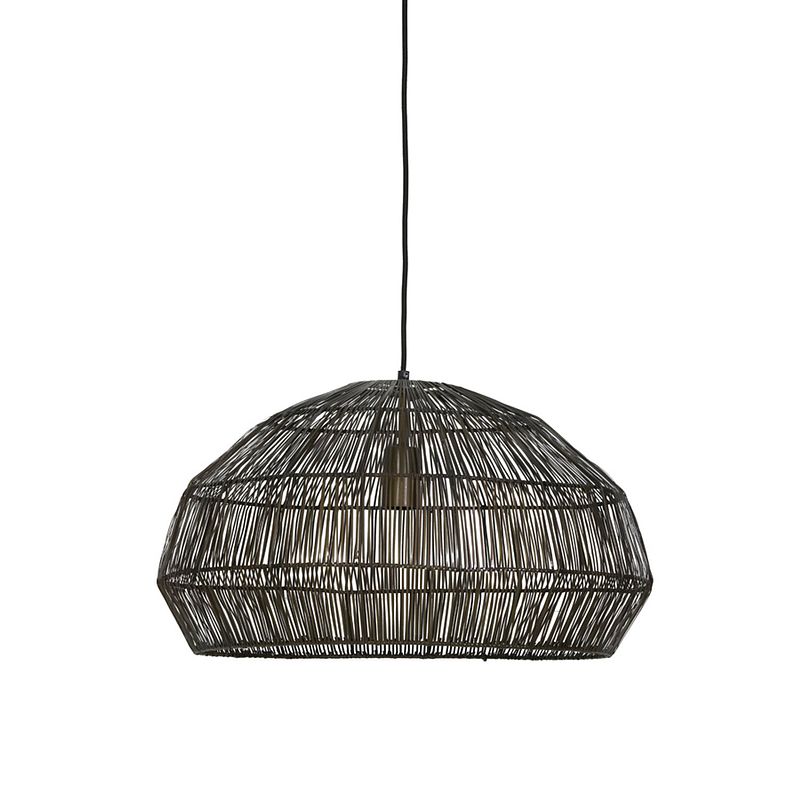 Foto van Light & living - hanglamp - 56x56x35 - brons