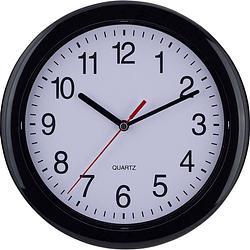 Foto van Eurotime 22221 wandklok quartz 25 cm zwart