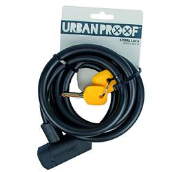 Foto van Urban proof kabelslot 150 cm staal/pvc zwart