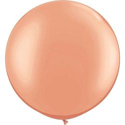 Foto van Folat ballonnen 90 cm latex roségoud 2 stuks