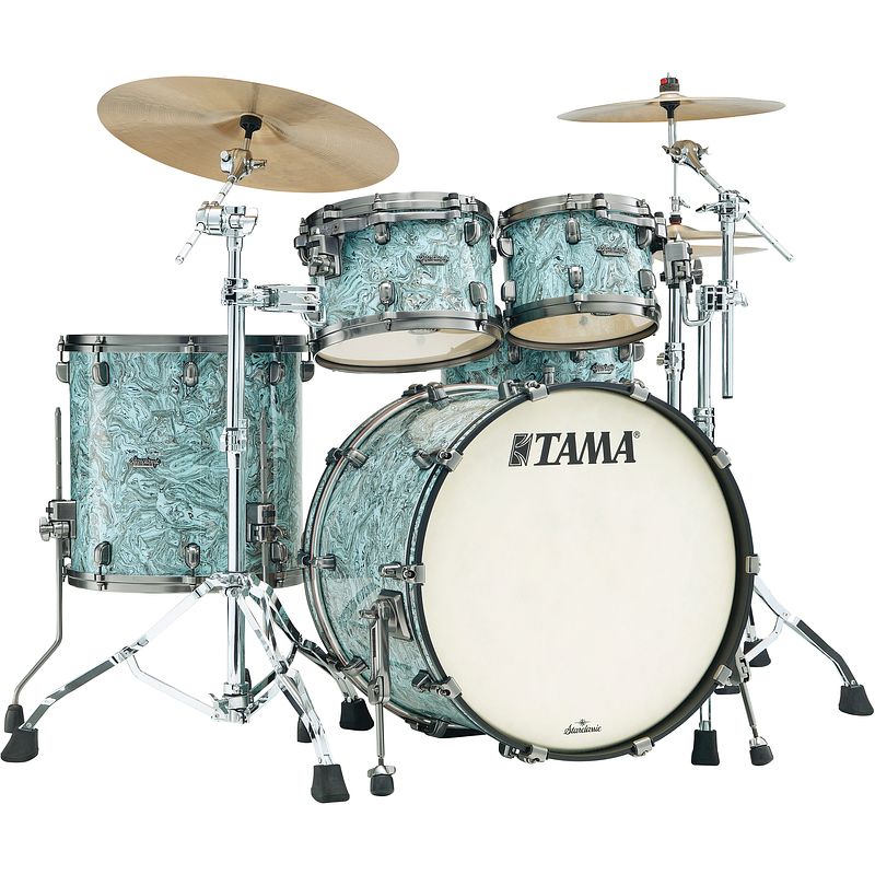 Foto van Tama mr42tzus-slw starclassic maple 4-delige ketelset sky blue swirl