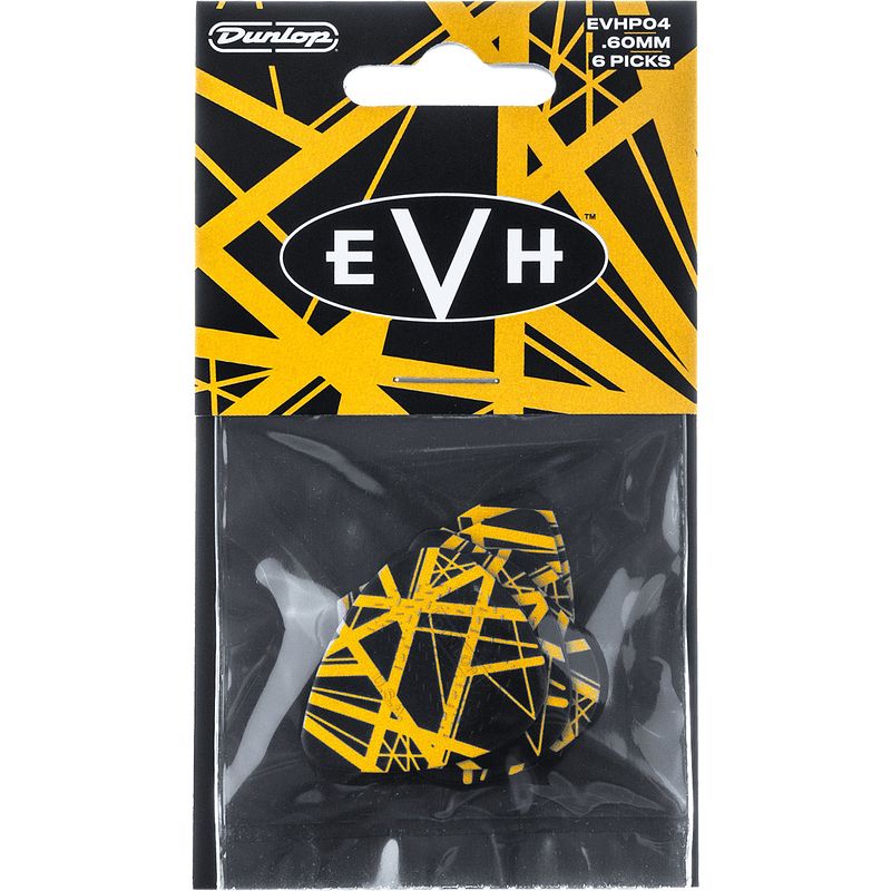 Foto van Dunlop evhp04 evh vhii 0,60 mm plectrumset (6 stuks)