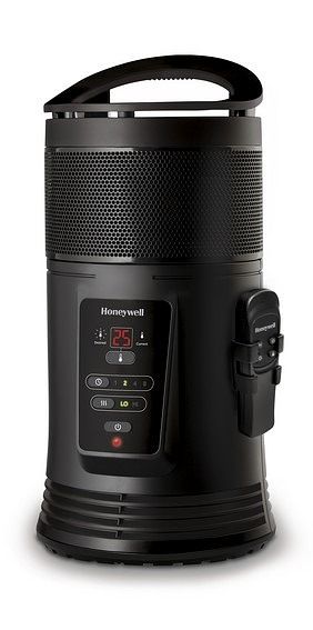 Foto van Honeywell hz445e4 elektrische kachel zwart