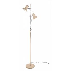 Foto van Leitmotiv vloerlamp slender 153 cm e27 staal 40w lichtbruin