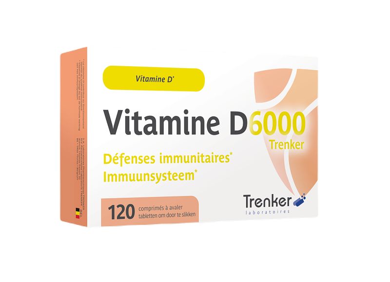 Foto van Trenker vitamine d6000 tabletten