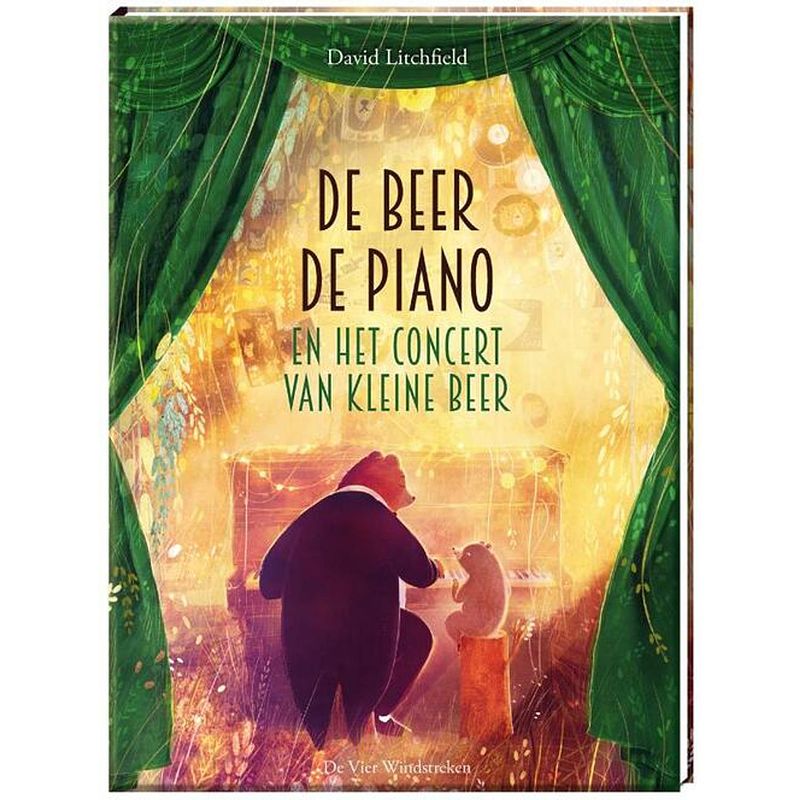 Foto van De beer, de piano en het concert van kleine beer