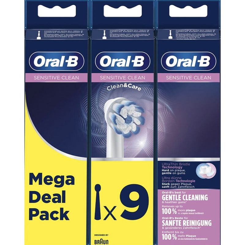 Foto van Oral-b sensitive clean & care opzetborstels