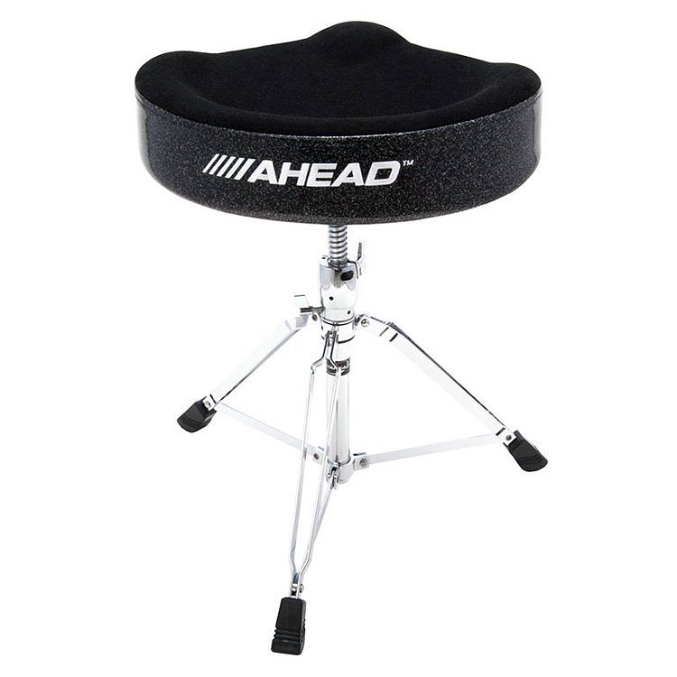 Foto van Ahead ast-bs zadeldrumkruk met zwarte bekleding