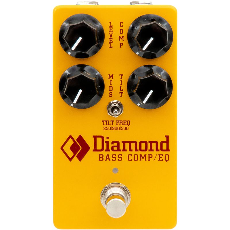 Foto van Diamond pedals bass comp / eq optical bass compressor & tilt eq basgitaar effectpedaal
