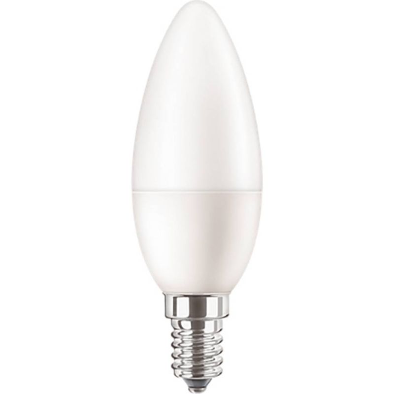 Foto van Philips lighting 31250000 led-lamp energielabel f (a - g) e14 kaars 5 w = 40 w warmwit (ø x l) 35 mm x 106 m 1 stuk(s)