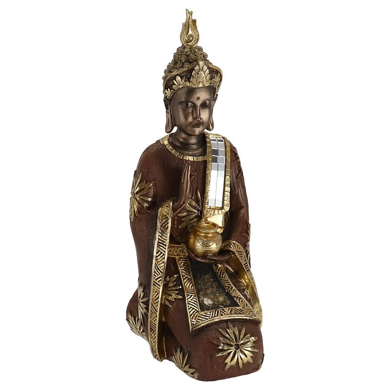 Foto van Gerimport beeld buddha skanda 11 x 17 x 29 cm polyresin goud