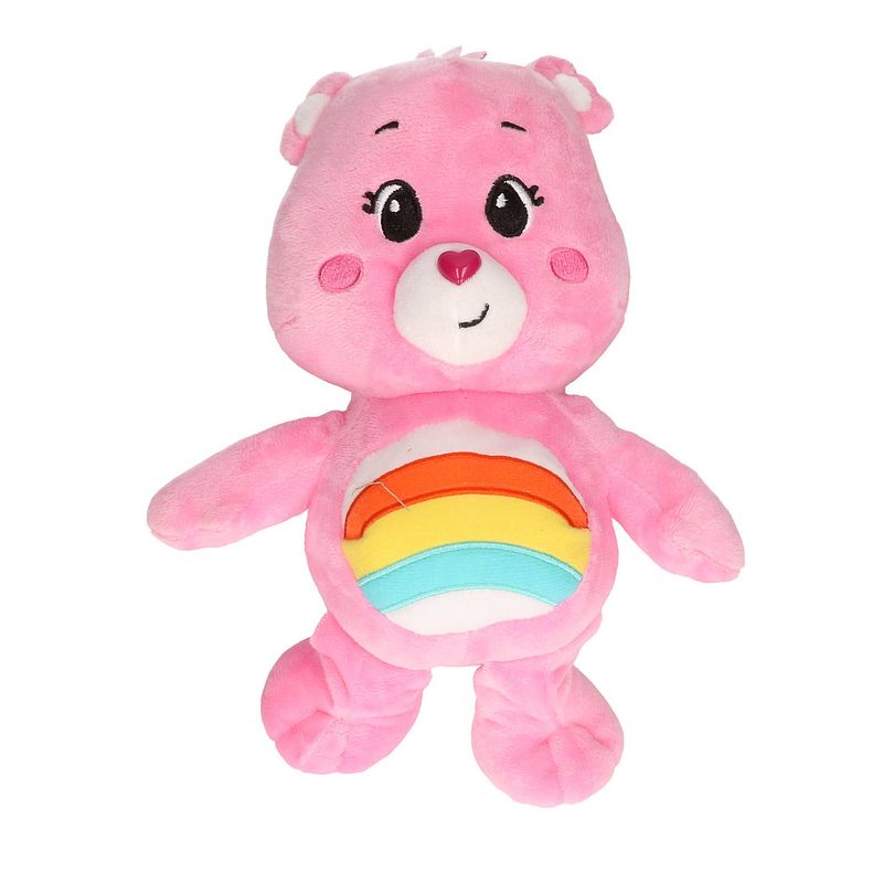 Foto van Troetelbeertjes pluche knuffel roze 28 cm - cartoon knuffels - troetelberen