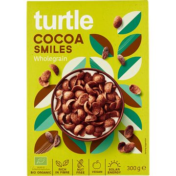 Foto van Turtle cocoa smiles wholegrain 300g bij jumbo