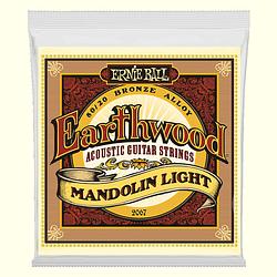 Foto van Ernie ball 2067 earthwood mandolin light snaren