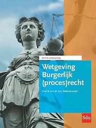 Foto van Wetgeving burgerlijk (proces)recht. editie 2023-2024 - paperback (9789012409056)