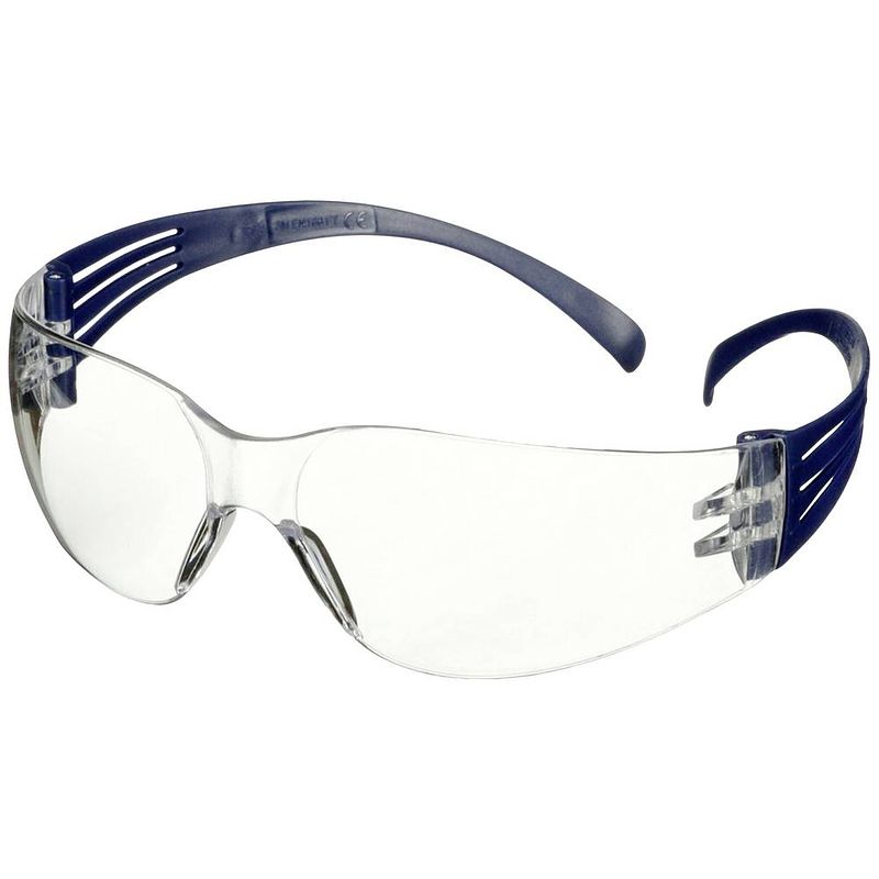 Foto van 3m securefit sf101as-blu veiligheidsbril met anti-kras coating blauw