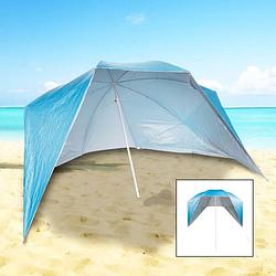 Foto van Premium strandparasol met zijwanden uv50+ 240x233 cm