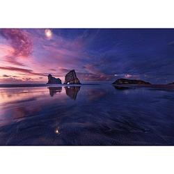 Foto van Wizard+genius bay at sunset vlies fotobehang 384x260cm 8-banen