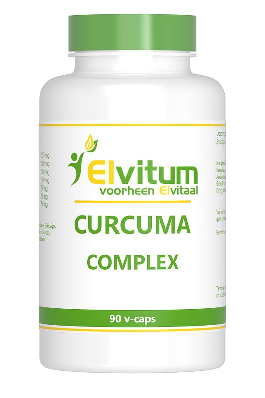 Foto van Elvitum curcuma complex vegicaps 90st