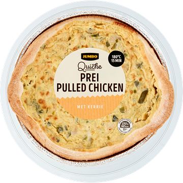 Foto van Jumbo quiche prei pulled chicken 300g