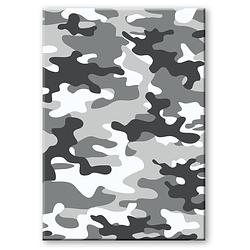 Foto van Camouflage/legerprint luxe schrift/notitieboek grijs gelinieerd a4 formaat - notitieboek