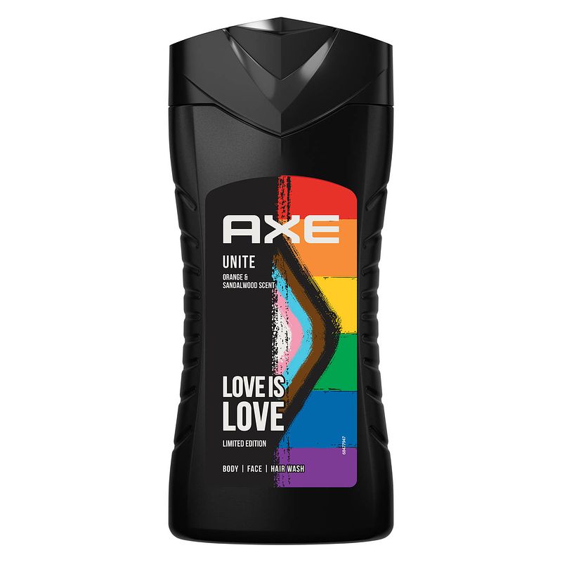 Foto van Axe douchegel - showergel & shampoo 3-in-1 unite 250ml - 12 stuks